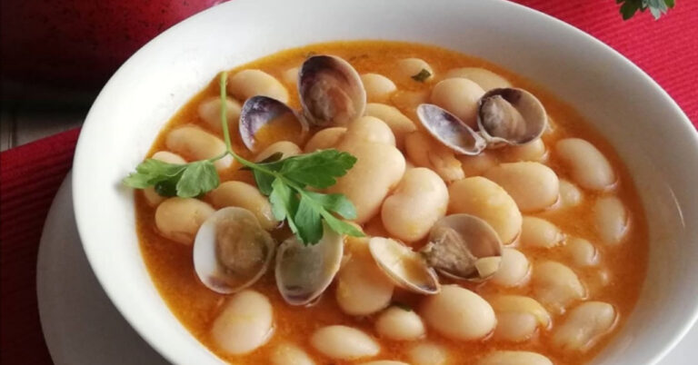 【動画】簡単あさりと白いんげん豆の煮込みアストゥリアス風/スペイン料理レシピ