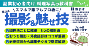 スマホで完結!料理写真の撮影～編集術(料理で配信・伸ばしたい方向け）